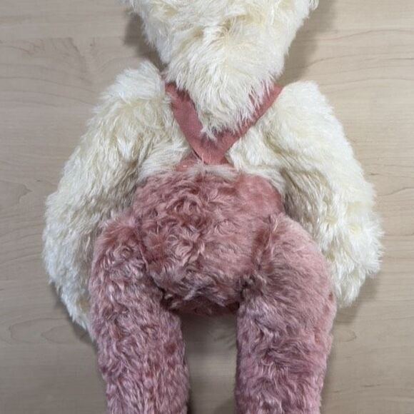 Pasha Bears Sharon Lederer Blush Mohair Artist Bear 2000 Signed Glass Eyes Tags - Picture 2 of 7